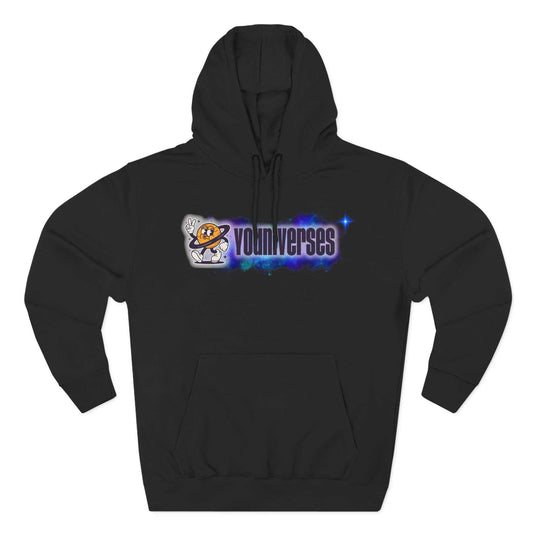 Youniverses Curiosity Star Hoodie – Unisex Fleece Space Pullover - Youniverses