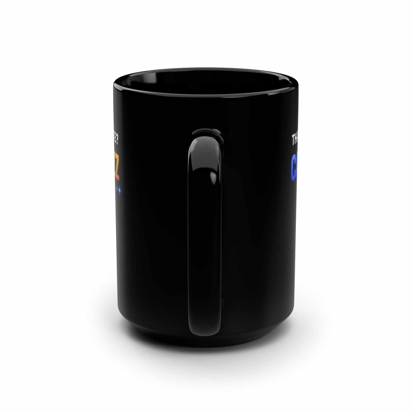 Generic Jazz Musician Coffee Mug – 15oz Glossy Black Ceramic Cup - Youniverses