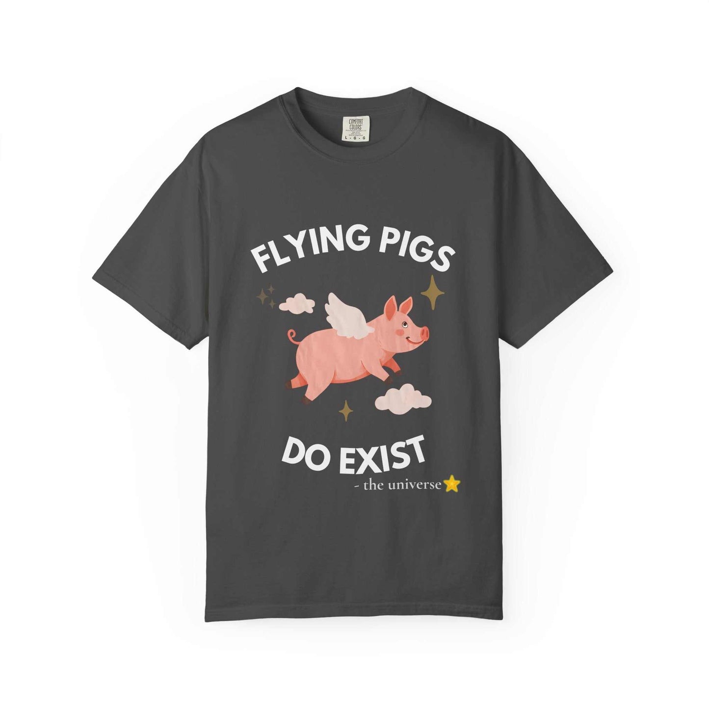 Flying Pigs - Cloud Edition T-Shirt, Funny Graphic Tee, Unisex Humor Shirt, Gift for Dreamers, Whimsical Fashion