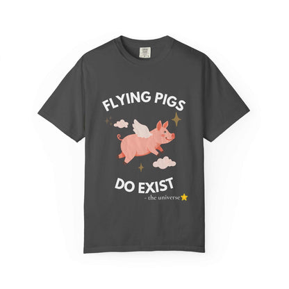 Flying Pigs - Cloud Edition T-Shirt, Funny Graphic Tee, Unisex Humor Shirt, Gift for Dreamers, Whimsical Fashion