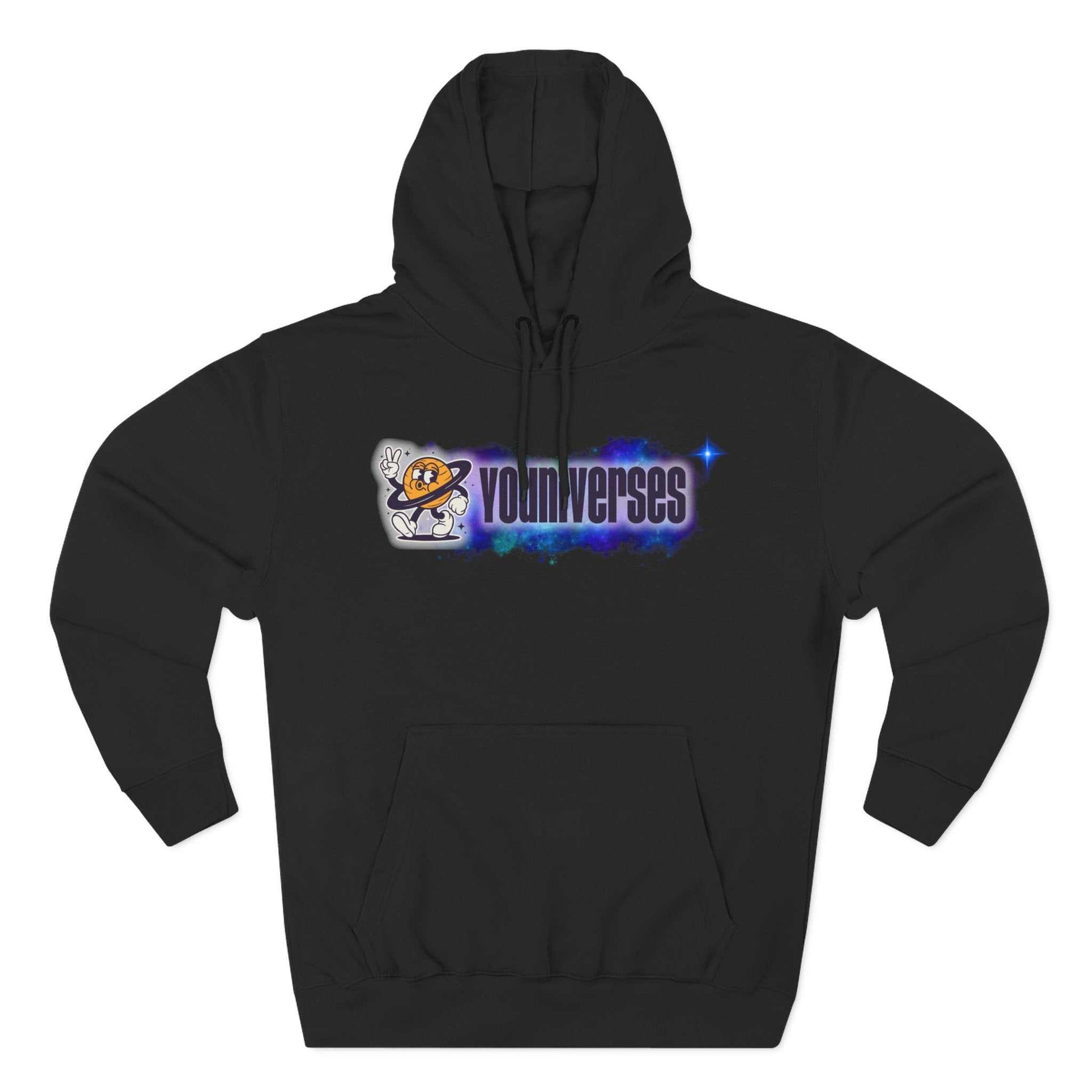 Youniverses Curiosity Star Hoodie – Unisex Fleece Space Pullover - Youniverses