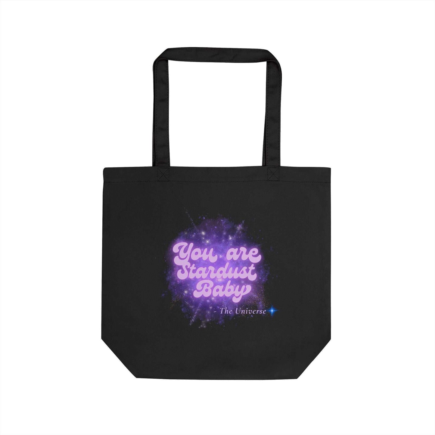 Stardust Organic Cotton Tote Bag – Eco - Friendly Sustainable Shoulder Bag - Youniverses