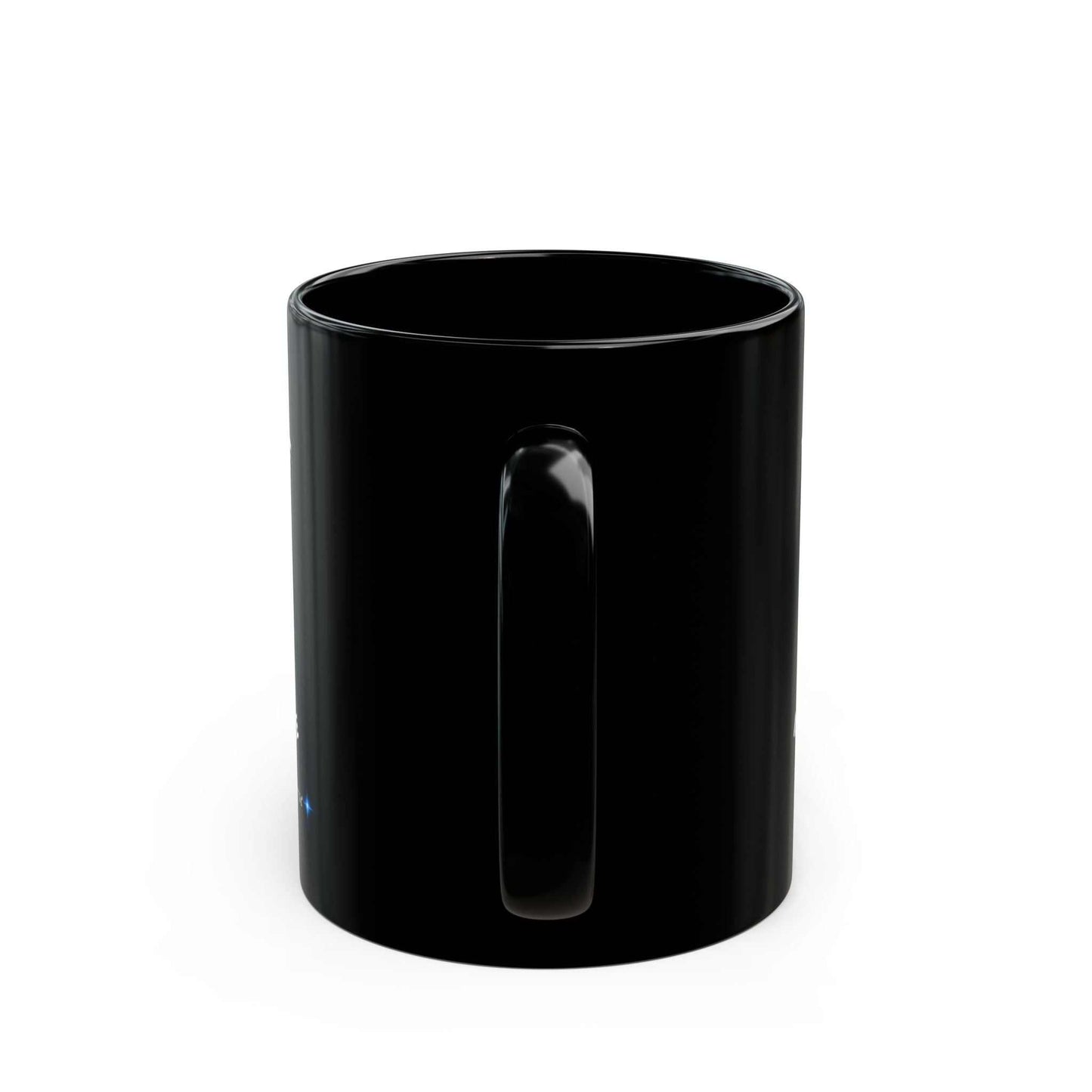 Astronaut Cat Space Mug | Black Ceramic Galaxy Coffee Cup, 11oz - Youniverses