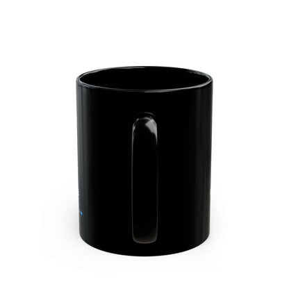 Astronaut Cat Space Mug | Black Ceramic Galaxy Coffee Cup, 11oz - Youniverses
