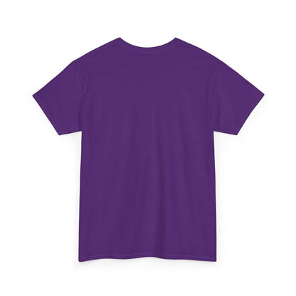 Cerberus Guard unisex heavy cotton t-shirt in purple with durable fabric and classic fit
