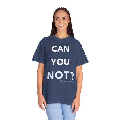 CAN YOU NOT? T‑Shirt — Olive Graphic Tee with Bold Slogan