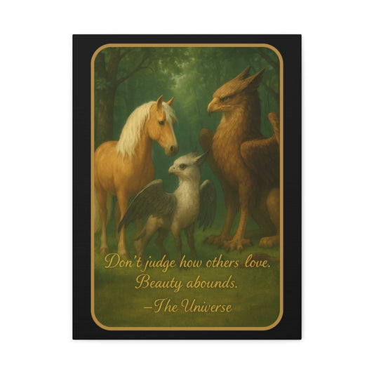 Generic Mythical Animals Canvas Art | Whimsical Nursery Wall Decor - Youniverses