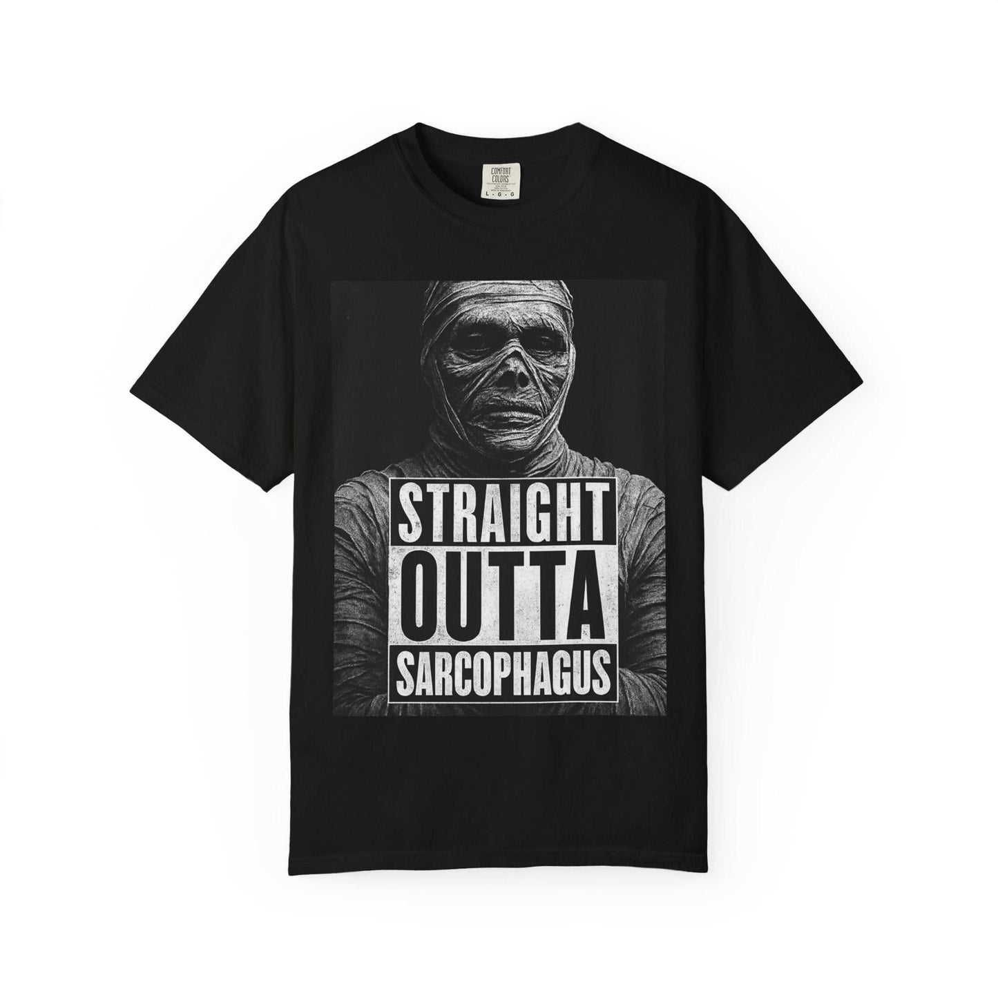 Straight Outta Sarcophagus Mummy T-Shirt