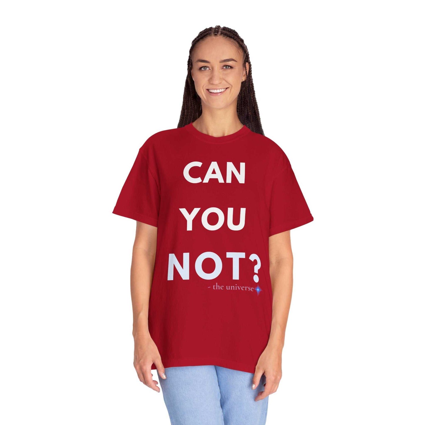 CAN YOU NOT? T‑Shirt — Olive Graphic Tee with Bold Slogan