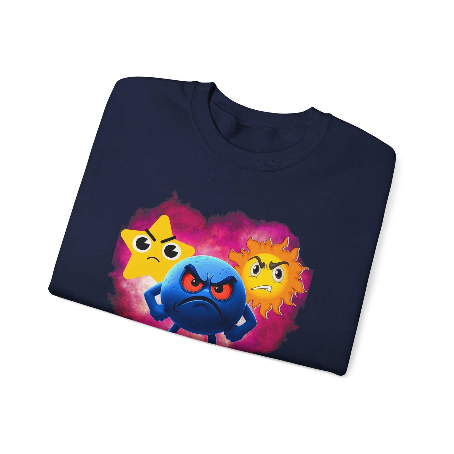 Don't Screw This Up Sweatshirt — Cute Angry Emoji Crewneck for Gamers & Geek Gifts
