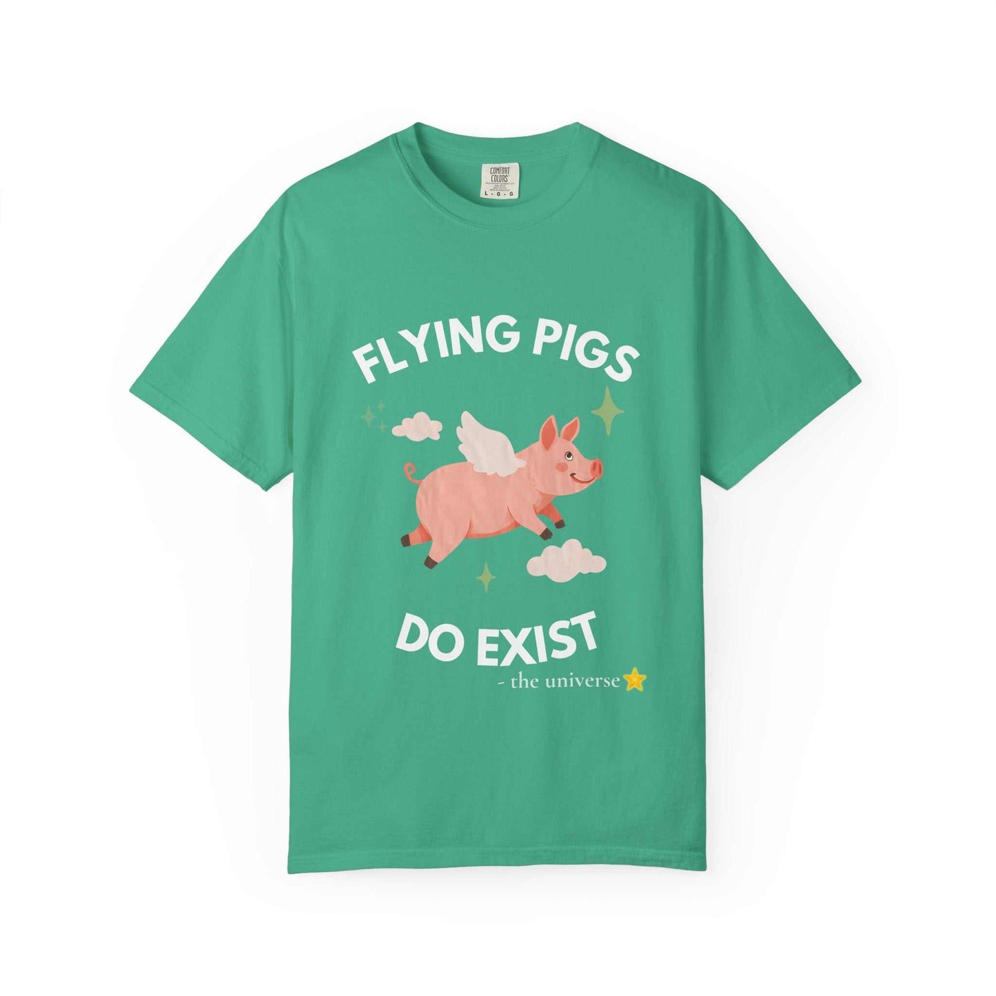 Flying Pigs - Cloud Edition T-Shirt, Funny Graphic Tee, Unisex Humor Shirt, Gift for Dreamers, Whimsical Fashion