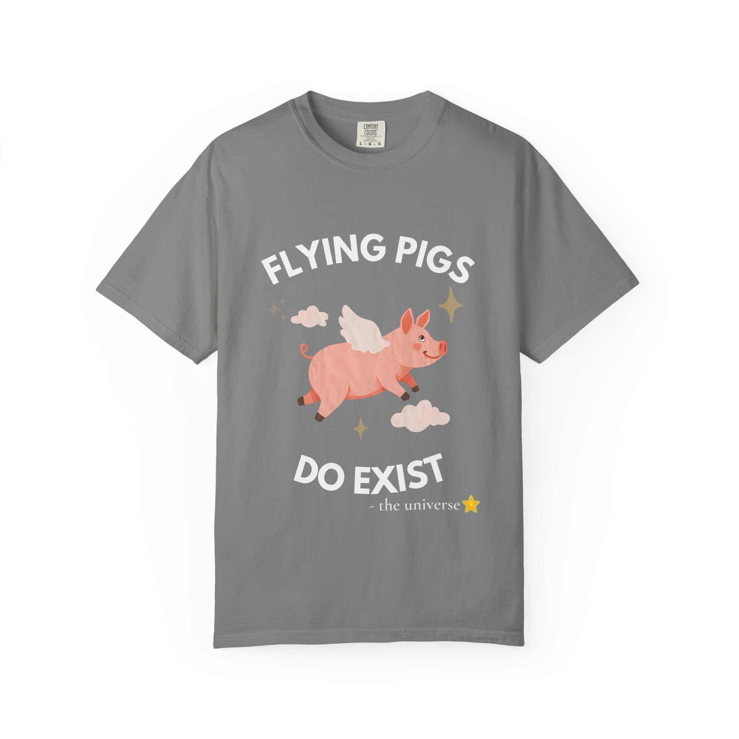 Flying Pigs - Cloud Edition T-Shirt, Funny Graphic Tee, Unisex Humor Shirt, Gift for Dreamers, Whimsical Fashion