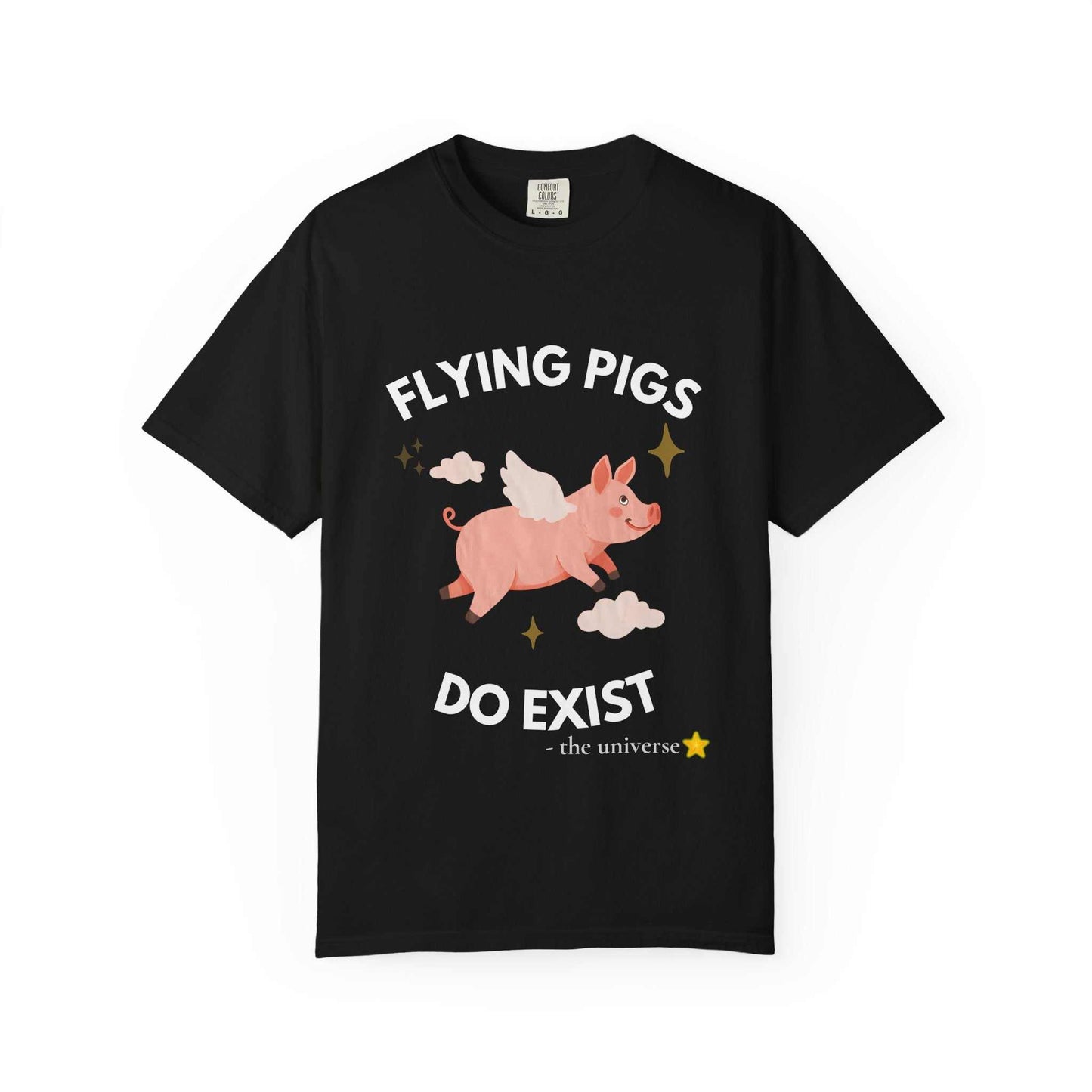 Flying Pigs - Cloud Edition T-Shirt, Funny Graphic Tee, Unisex Humor Shirt, Gift for Dreamers, Whimsical Fashion
