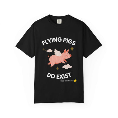 Flying Pigs - Cloud Edition T-Shirt, Funny Graphic Tee, Unisex Humor Shirt, Gift for Dreamers, Whimsical Fashion