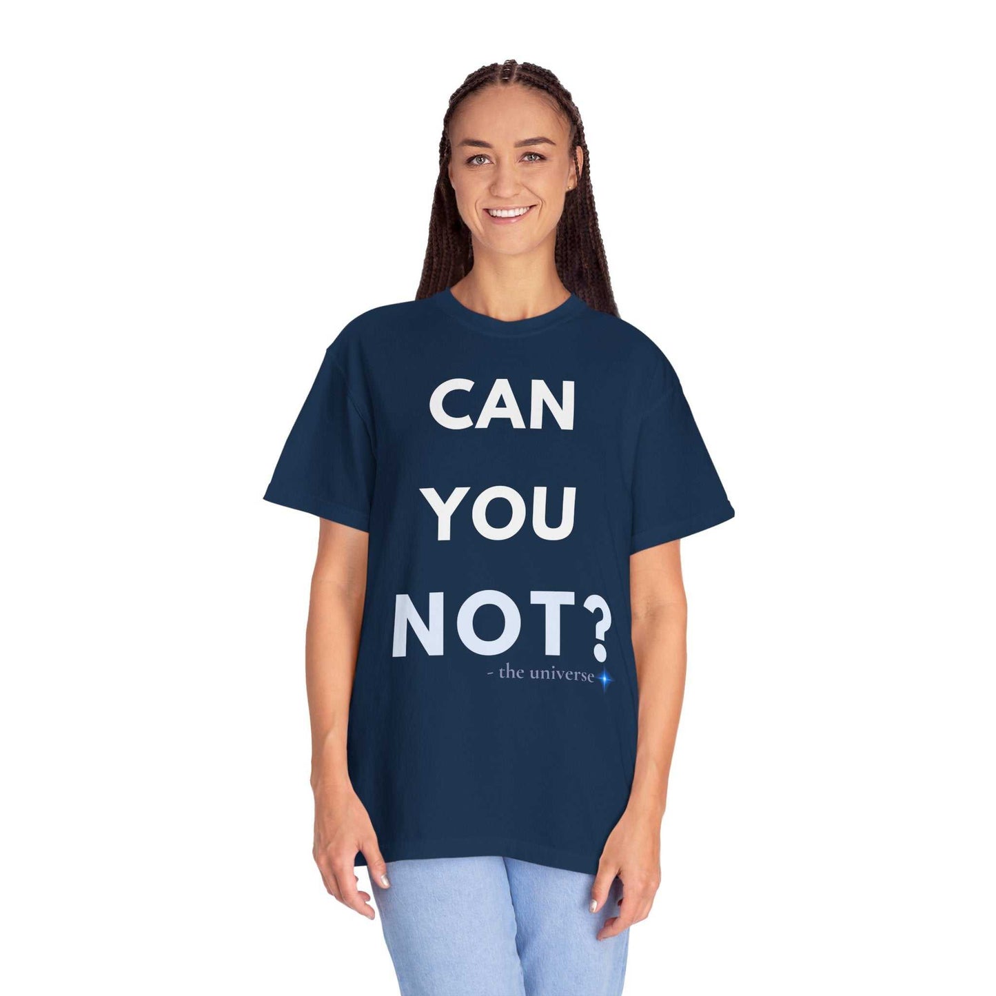 CAN YOU NOT? T‑Shirt — Olive Graphic Tee with Bold Slogan