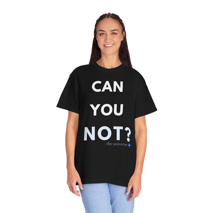 CAN YOU NOT? T‑Shirt — Olive Graphic Tee with Bold Slogan