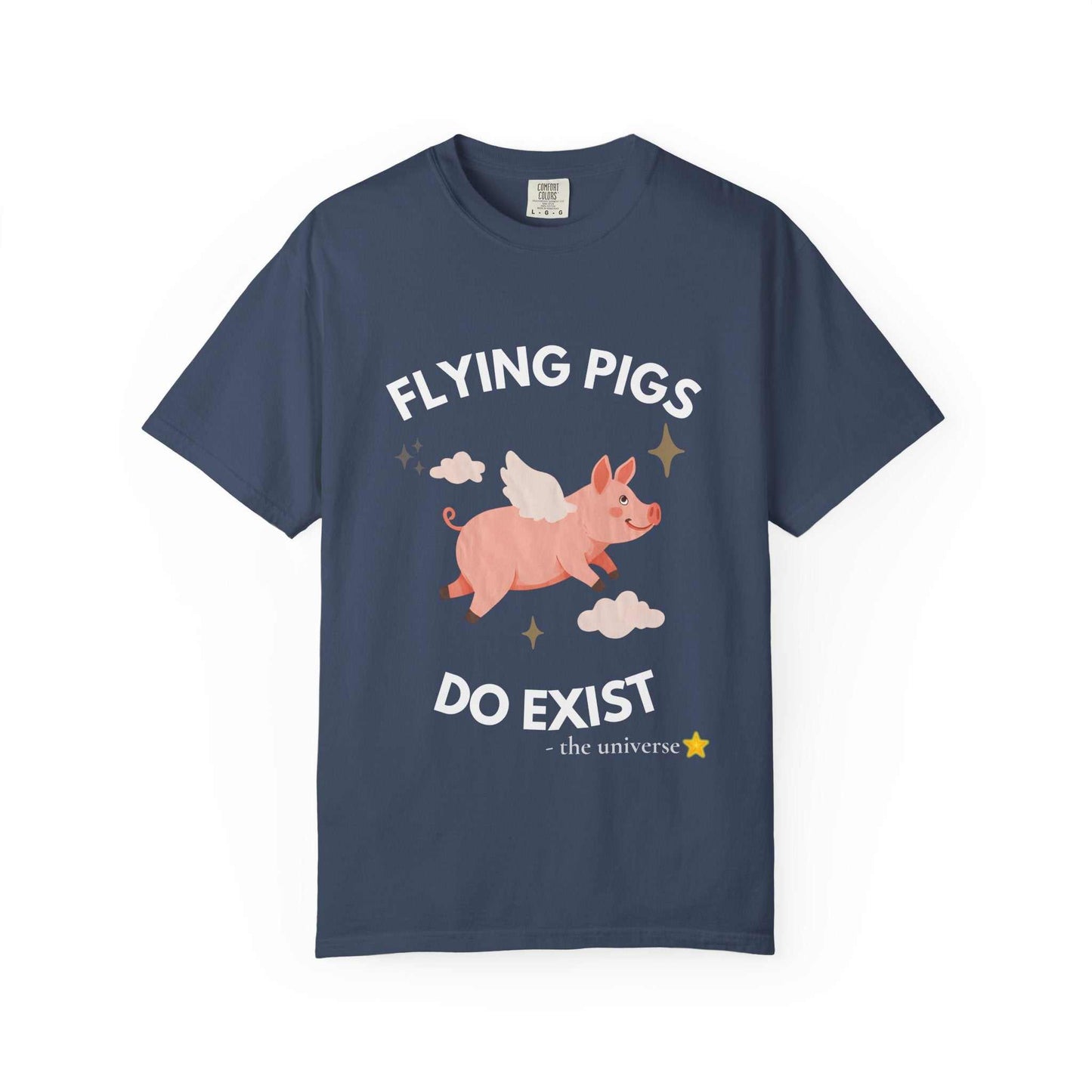 Flying Pigs - Cloud Edition T-Shirt, Funny Graphic Tee, Unisex Humor Shirt, Gift for Dreamers, Whimsical Fashion