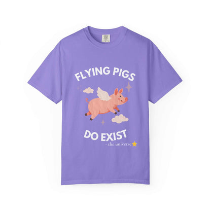 Flying Pigs - Cloud Edition T-Shirt, Funny Graphic Tee, Unisex Humor Shirt, Gift for Dreamers, Whimsical Fashion