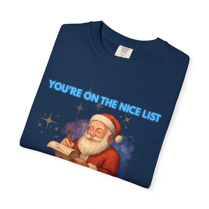 Santa Nice List T‑Shirt