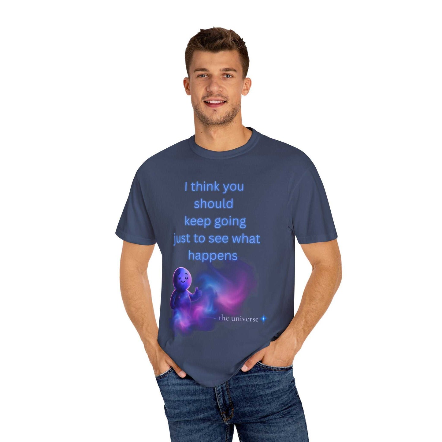 Keep Going Space Baby Tee