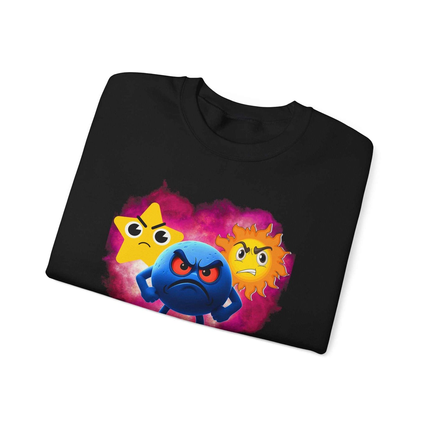 Don't Screw This Up Sweatshirt — Cute Angry Emoji Crewneck for Gamers & Geek Gifts