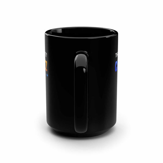 Generic Jazz Musician Coffee Mug – 15oz Glossy Black Ceramic Cup - Youniverses
