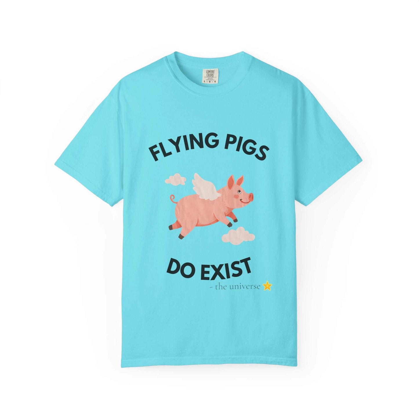 Flying Pigs - Cloud Edition T-Shirt, Funny Graphic Tee, Unisex Humor Shirt, Gift for Dreamers, Whimsical Fashion
