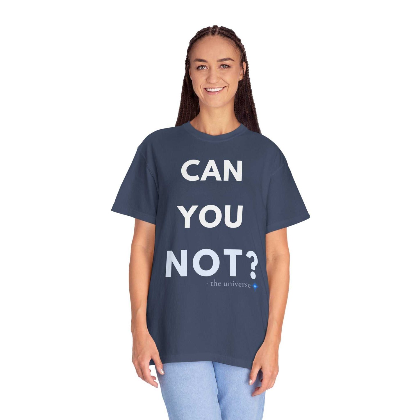 CAN YOU NOT? T‑Shirt — Olive Graphic Tee with Bold Slogan