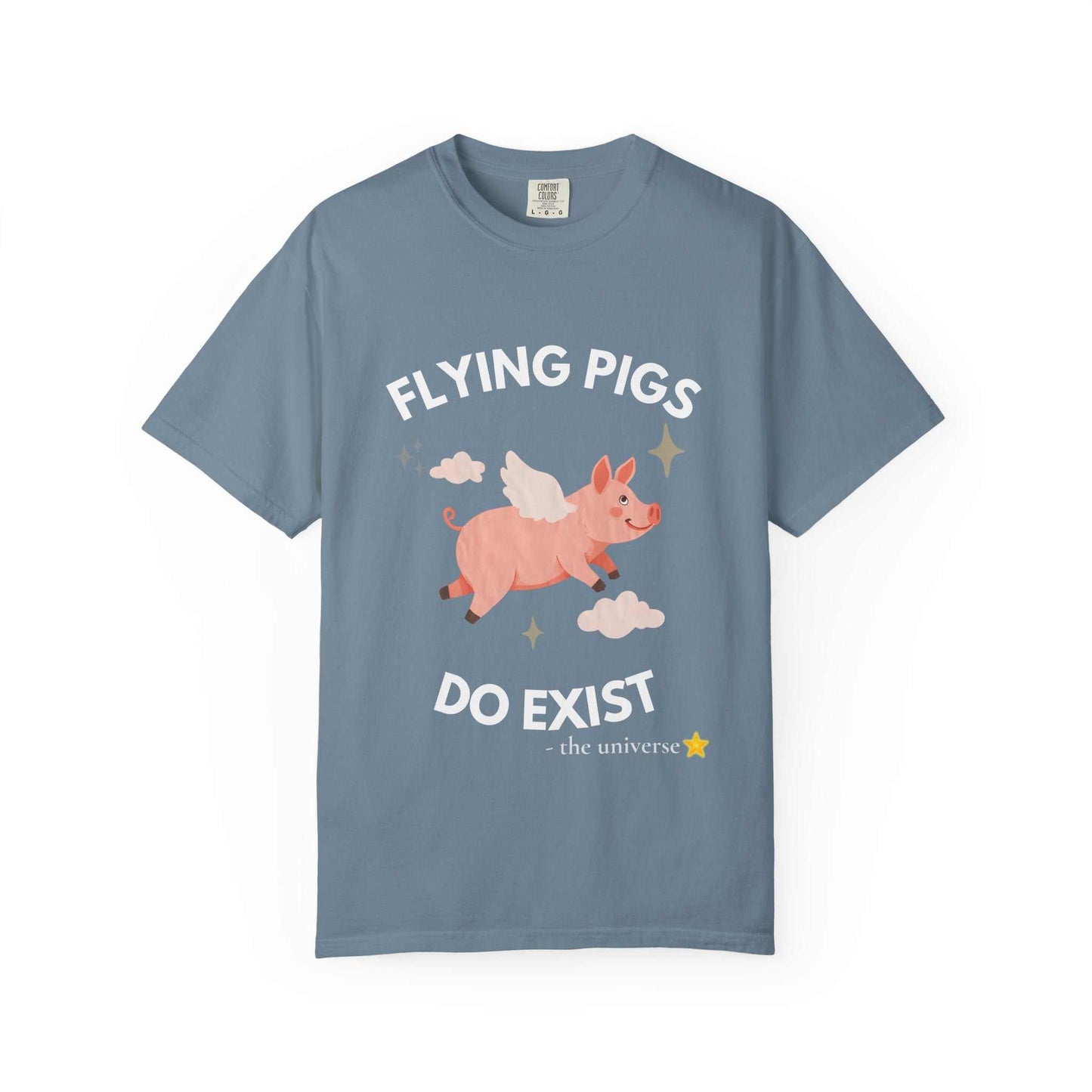 Flying Pigs - Cloud Edition T-Shirt, Funny Graphic Tee, Unisex Humor Shirt, Gift for Dreamers, Whimsical Fashion