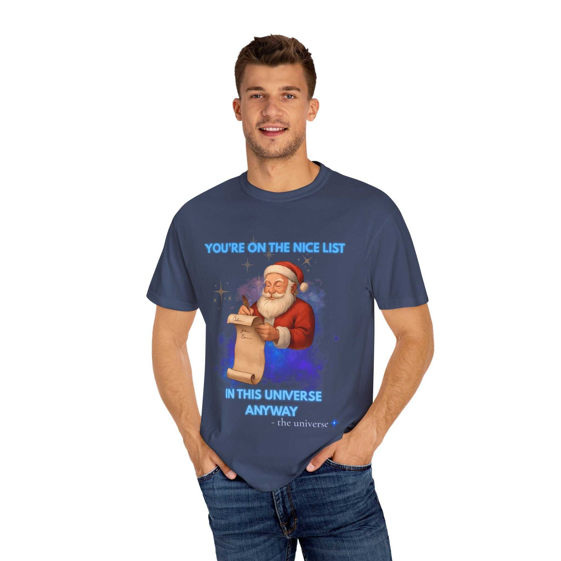 Santa Nice List T‑Shirt