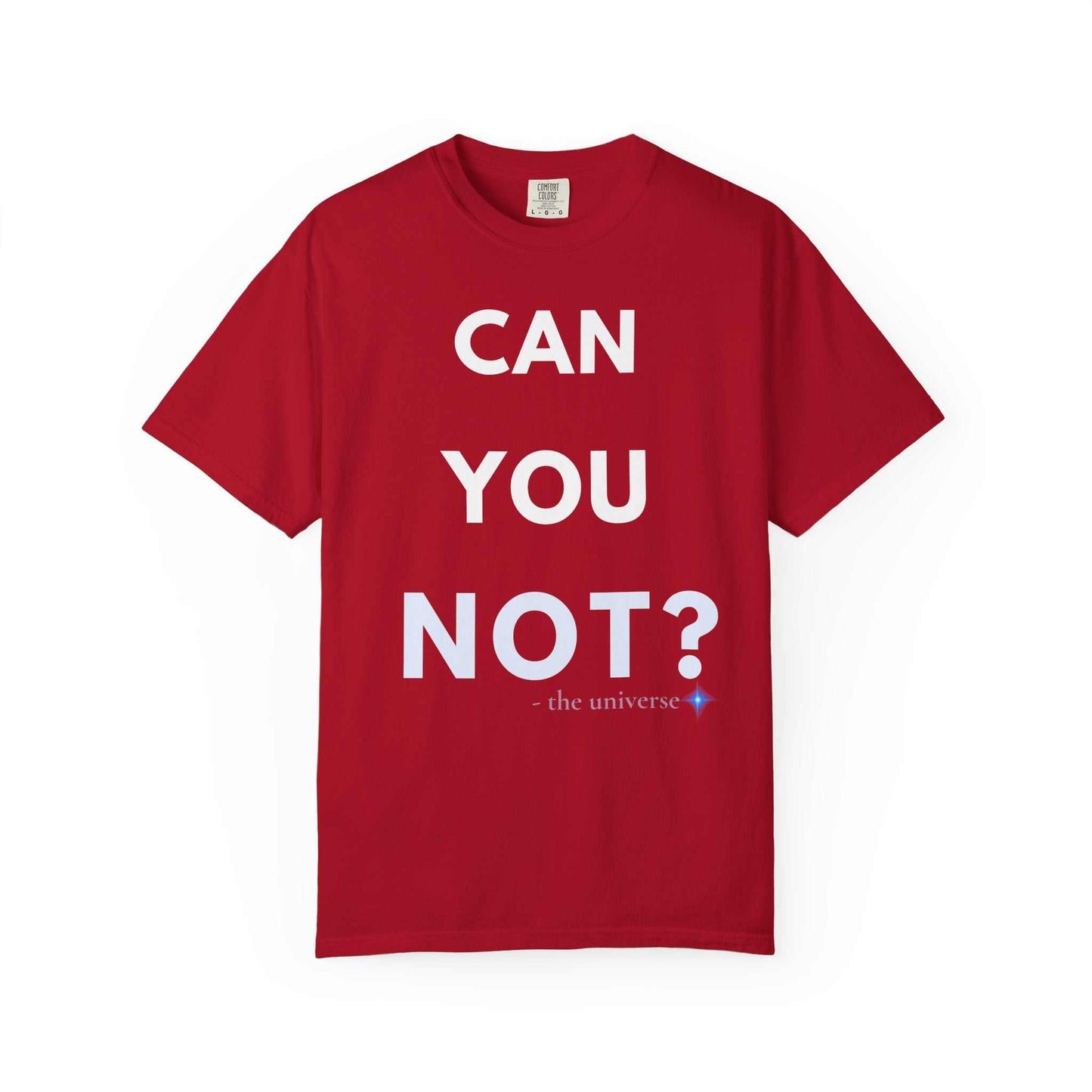 CAN YOU NOT? T‑Shirt — Olive Graphic Tee with Bold Slogan
