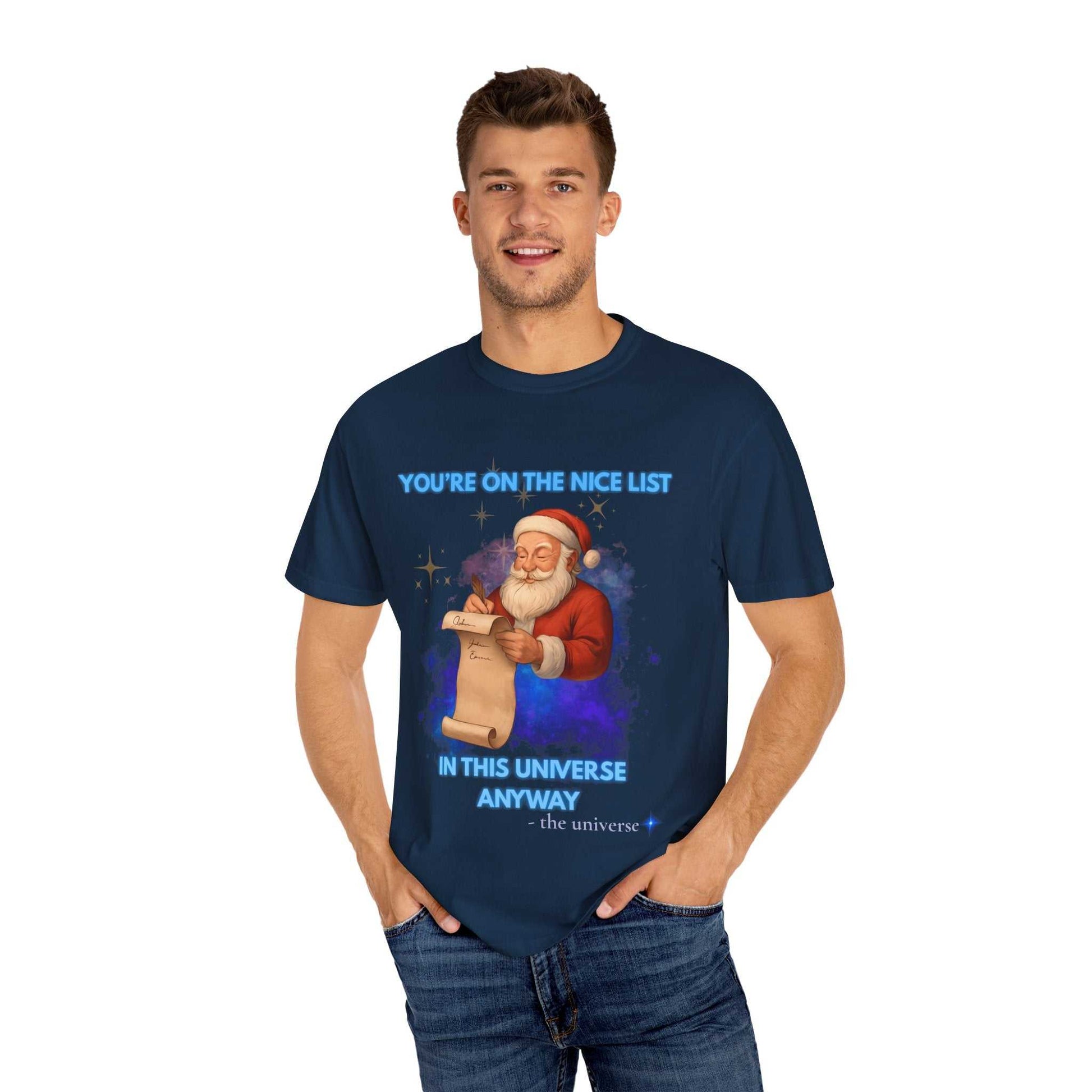 Santa Nice List T‑Shirt