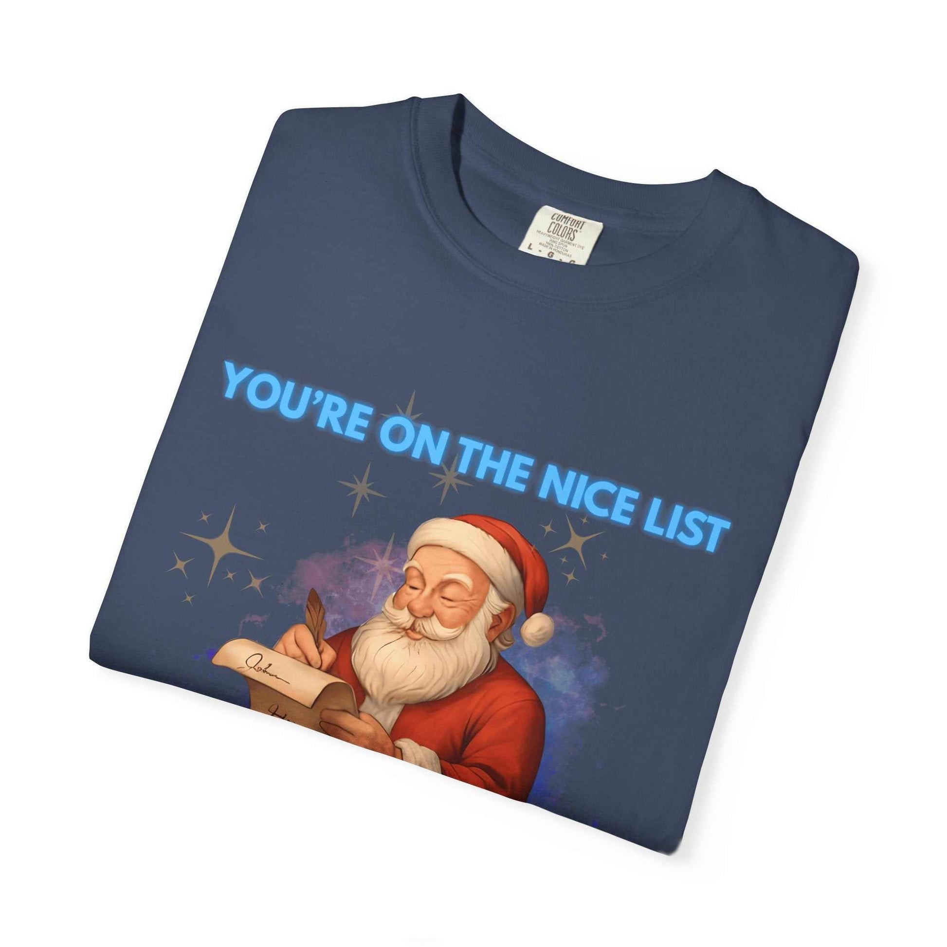Santa Nice List T‑Shirt
