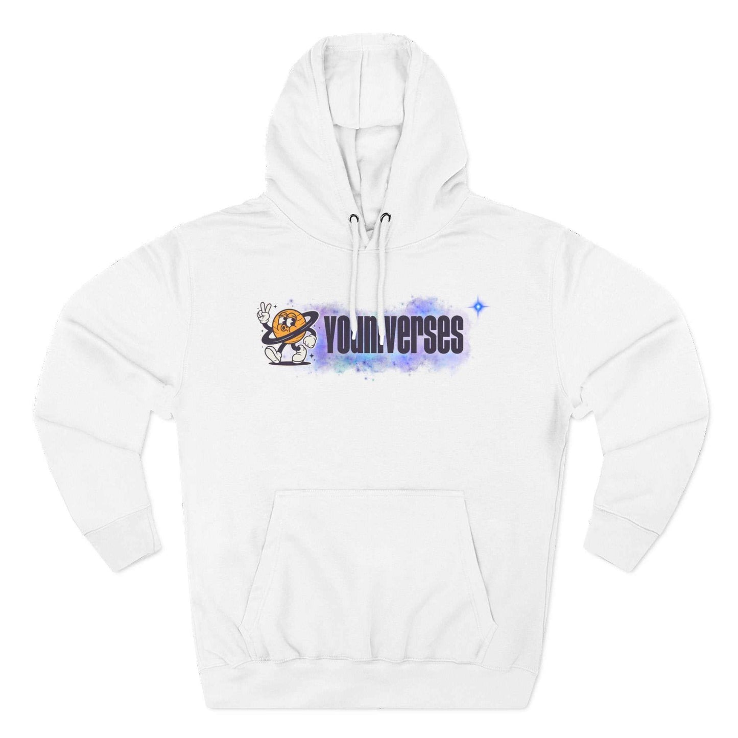 Youniverses Curiosity Star Hoodie – Unisex Fleece Space Pullover - Youniverses