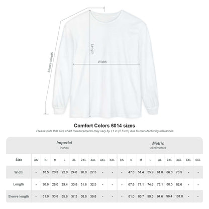 Inspirational Stairway Long Sleeve Tee – Garment - Dyed Cotton Shirt - Youniverses