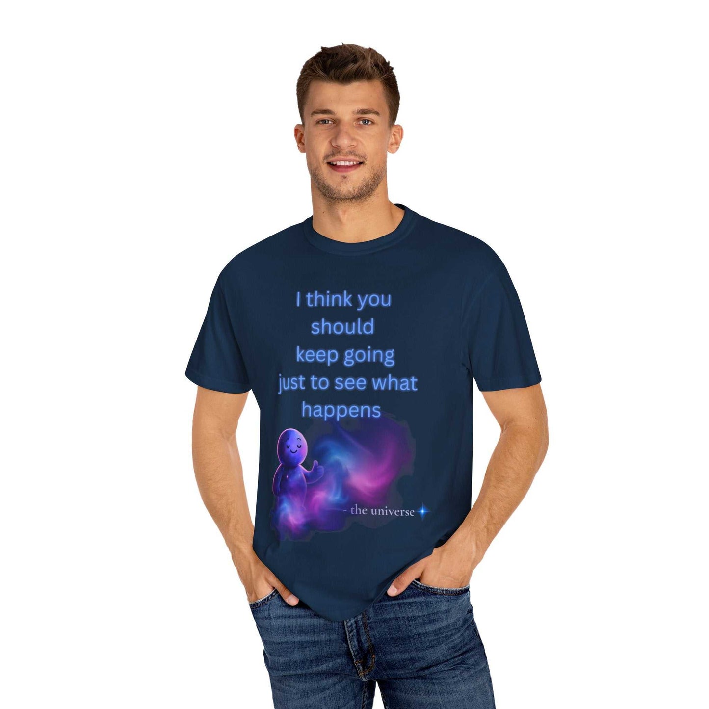 Keep Going Space Baby Tee