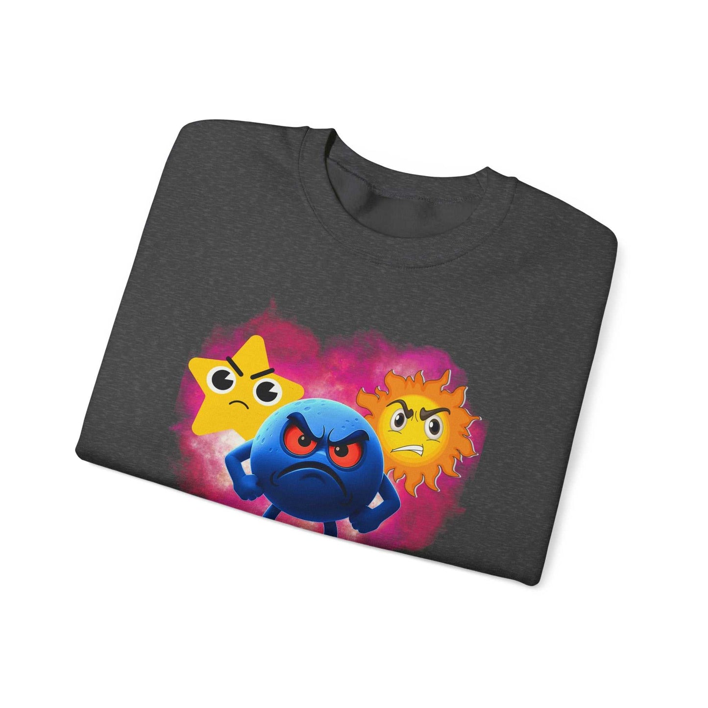 Don't Screw This Up Sweatshirt — Cute Angry Emoji Crewneck for Gamers & Geek Gifts