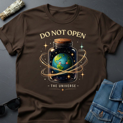 The Universe Jar Graphic T-Shirt - Cosmic Earth Tee by Youniverses - Youniverses