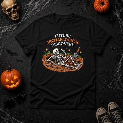Future Archaeological Discovery Skeleton Graphic Novelty & Gag Product - Youniverses