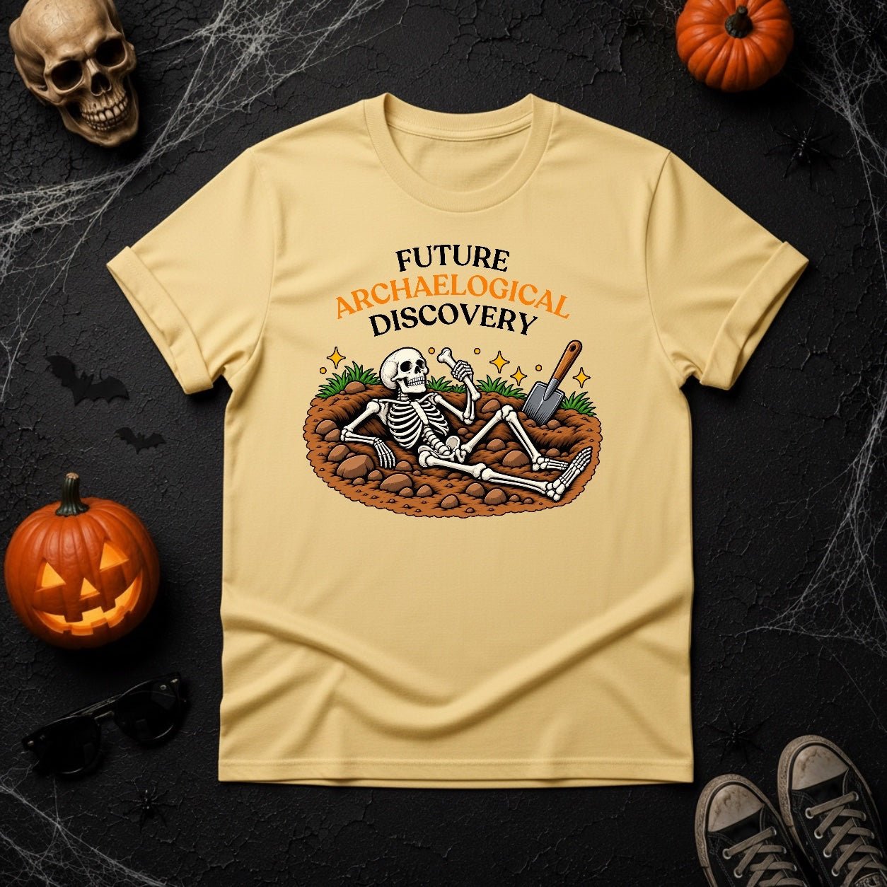 Future Archaeological Discovery Skeleton Graphic Novelty & Gag Product - Youniverses