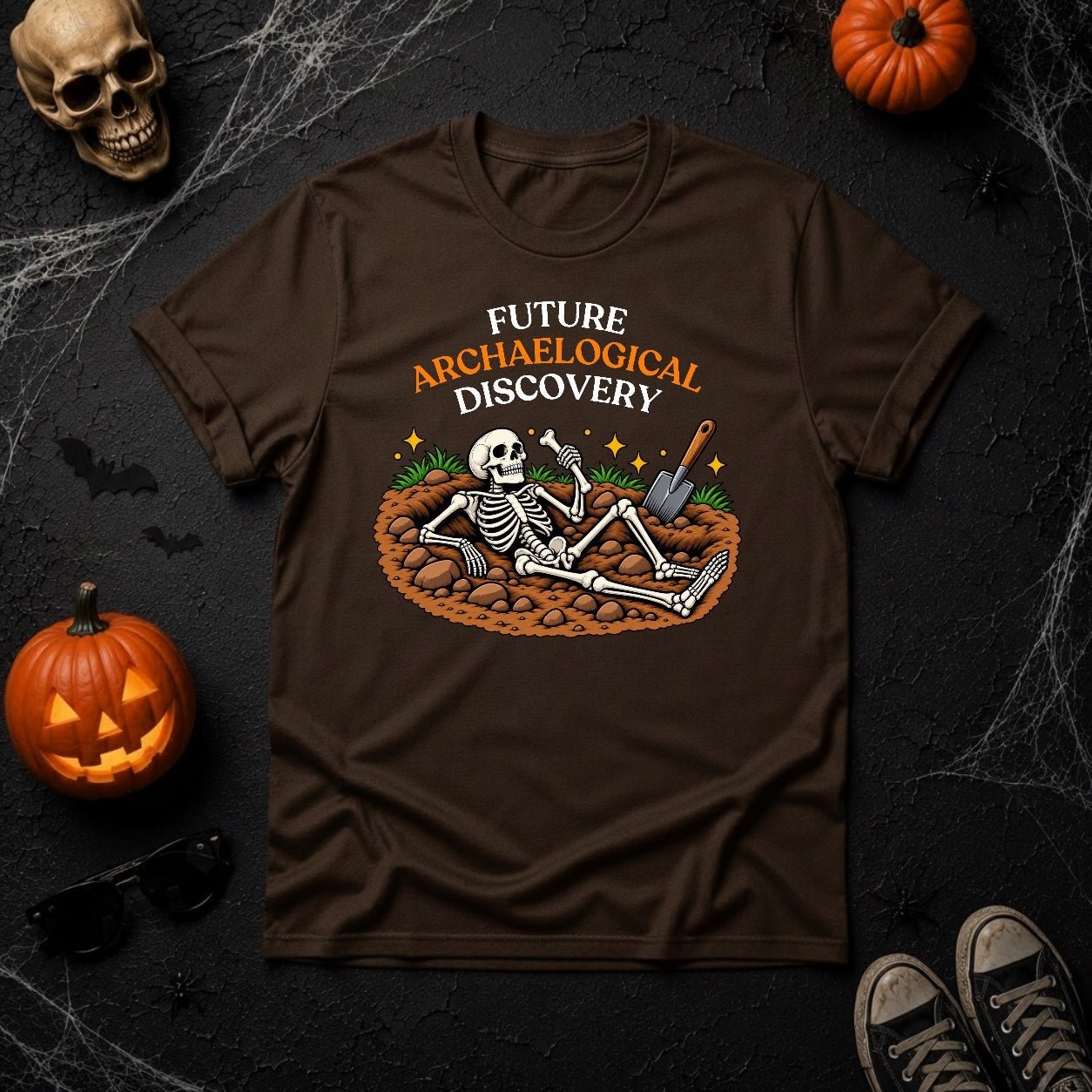 Future Archaeological Discovery Skeleton Graphic Novelty & Gag Product - Youniverses