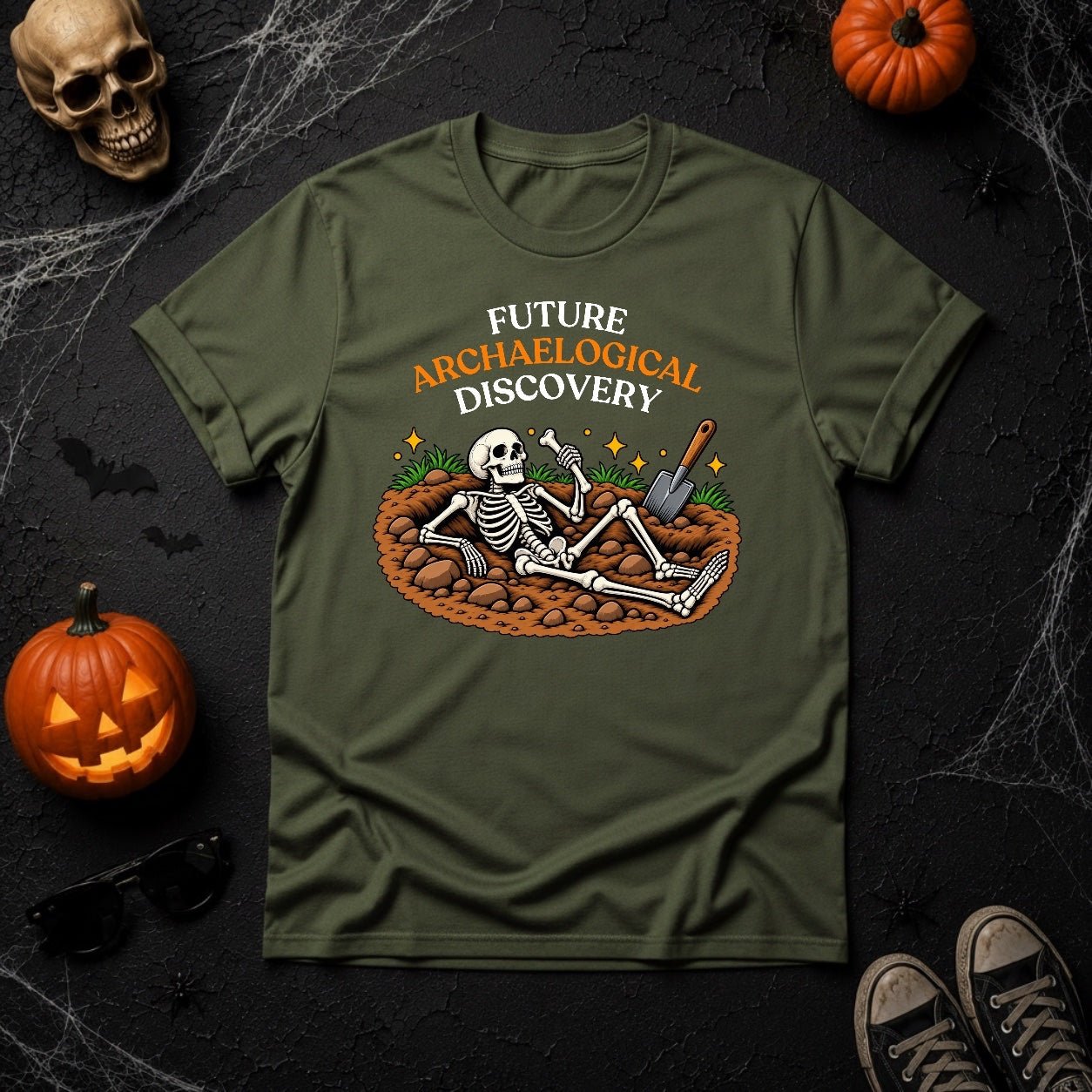 Future Archaeological Discovery Skeleton Graphic Novelty & Gag Product - Youniverses