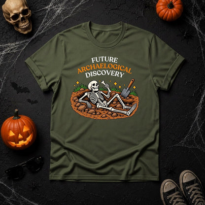 Future Archaeological Discovery Skeleton Graphic Novelty & Gag Product - Youniverses