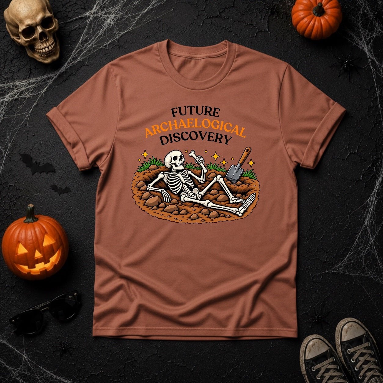 Future Archaeological Discovery Skeleton Graphic Novelty & Gag Product - Youniverses