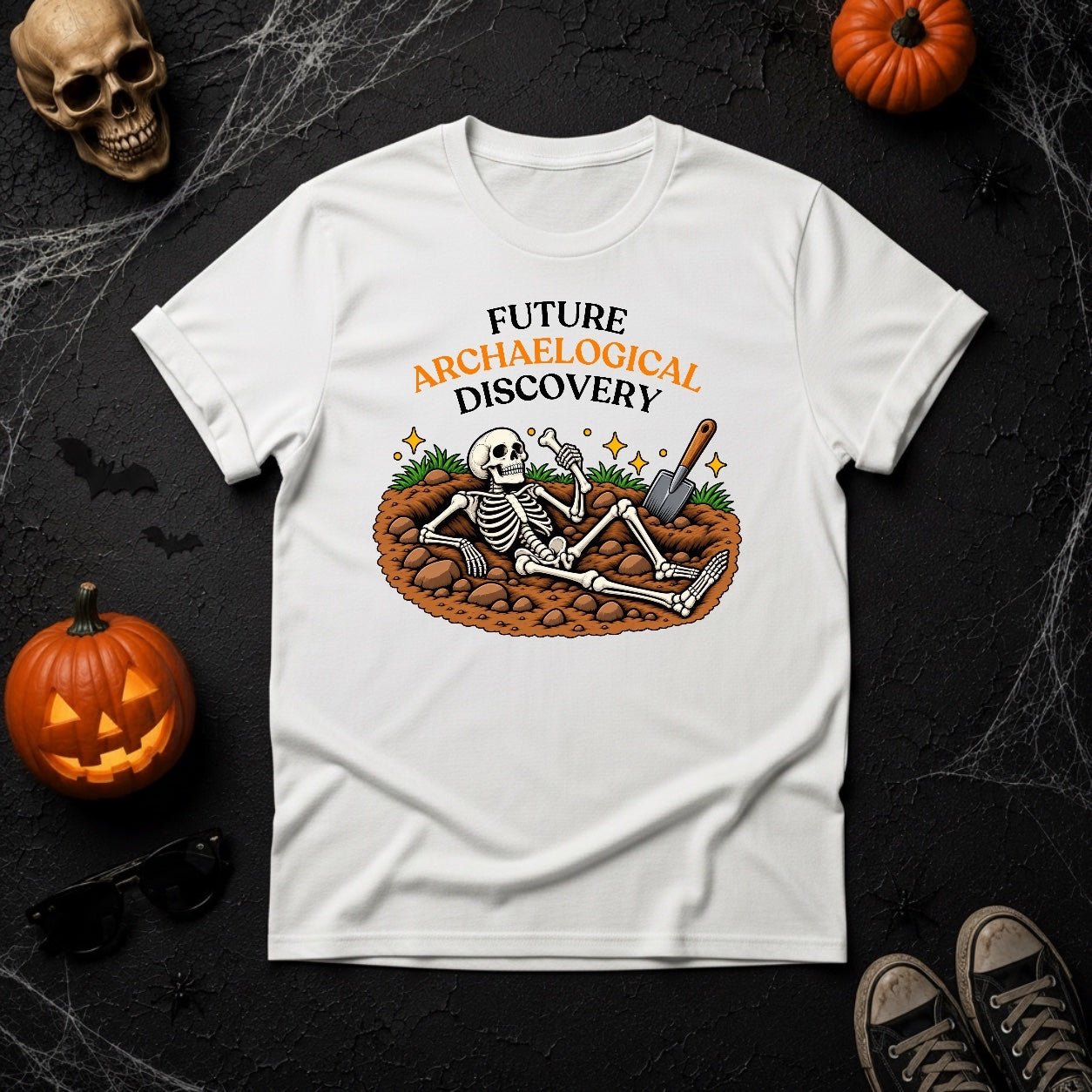 Future Archaeological Discovery Skeleton Graphic Novelty & Gag Product - Youniverses