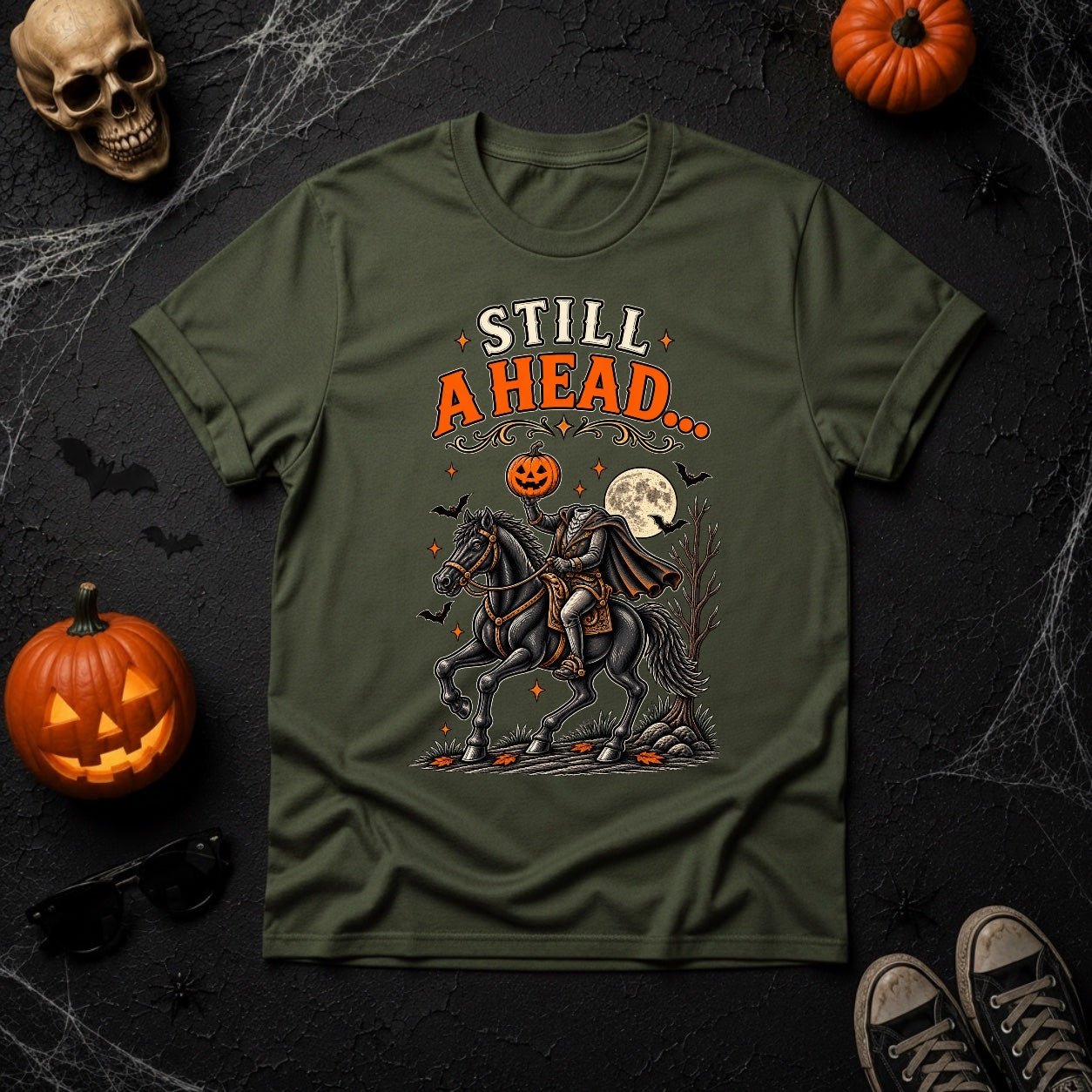 Headless Horseman Halloween Graphic Holiday & Seasonal Decor - Youniverses