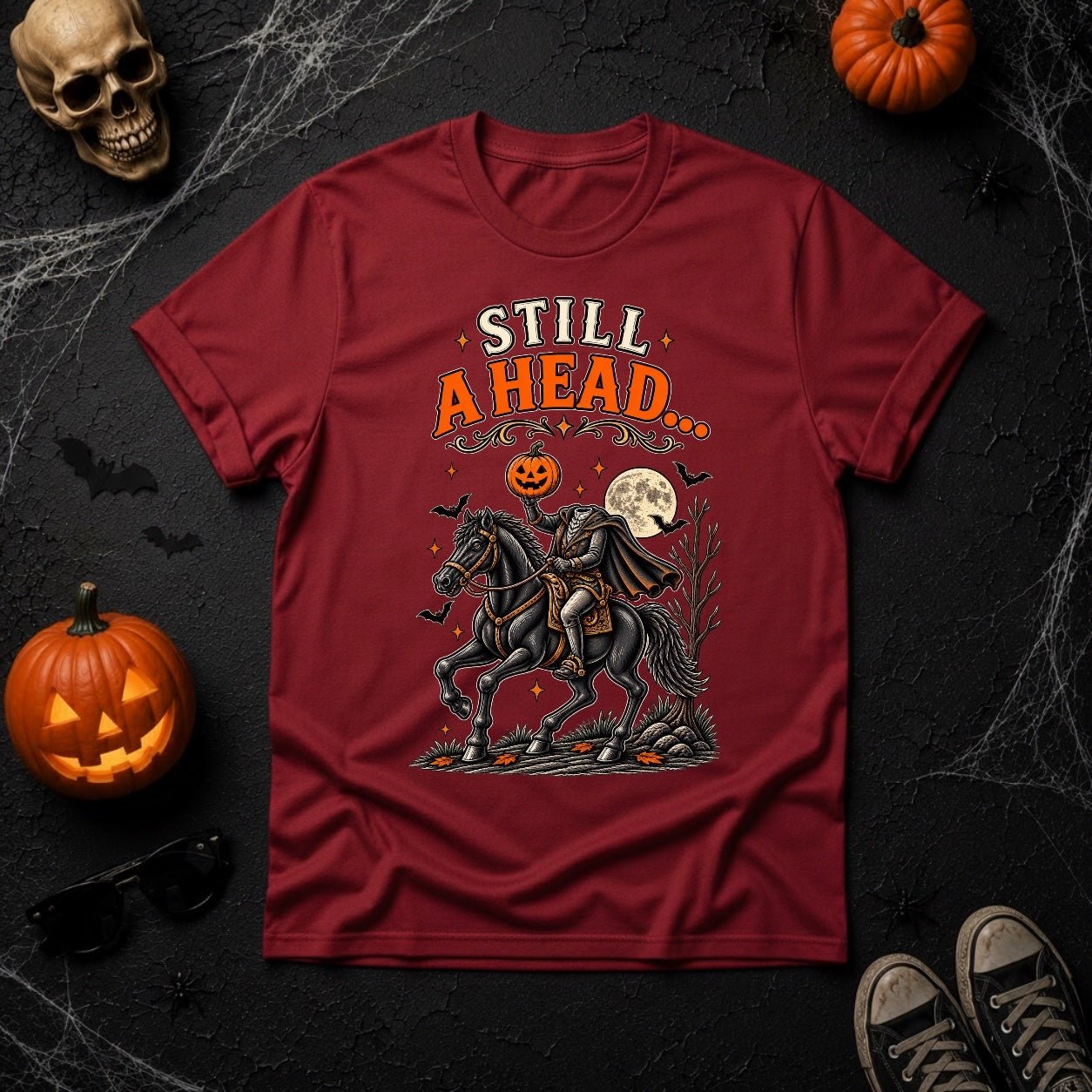 Headless Horseman Halloween Graphic Holiday & Seasonal Decor - Youniverses