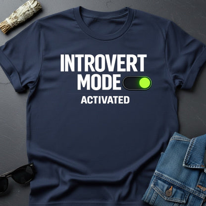 Introvert Mode Activated – Minimalist Cosmic T-Shirt | Youniverses - Youniverses