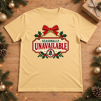 Seasonally Unavailable Sign - Butter