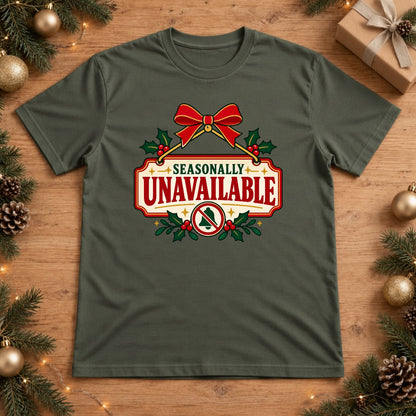 Seasonally Unavailable Sign - Moss